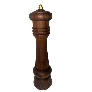 Swiss Made, Vintage Pepper Mill Grinder Wood Fantastic Condition